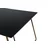 Venture Design Jedilna miza Petra 75x190x90 cm črna