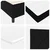 vidaXL vidaXL Box Spring Postelja z Blazino - Črna, 140x190 cm, Tkano, (22052161)