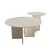 Hanah Home Set klub stolova Leo, 2 komada, Beli