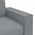 Trosjed Svijetlo siva 220x78x84 cm Tkanina