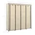 Ormar s 4 odjeljka krem 175 x 45 x 170 cm