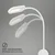 Briloner 2177016 - LED prigušiva fleksibilna zidna lampa LED/6W/230V bela