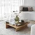Hanah Home Klub sto Saga Square, 90x35x90 cm, Krem