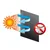 Sunshade over window frame M