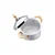 Saucepan with lid, aluminum, 10cm/0.45L, Hanedan - Korkmaz