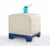 Atelier del Sofa Tabure Lenover, 50x47x50cm, Krem