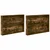 Polica za časopise Zidne 2 pcs Dimljeni hrast 100 x 12 x 70 cm