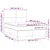 Vidaxl Box spring postelja z vzmetnico temno rjava 140x200 cm blago