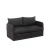 ATELIER DEL SOFA Sofa dvosed Saga XL 2 Seater Dark Grey