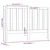 Vidaxl Posteljno vzglavje 141x4x100 cm trdna borovina