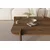 HANAH HOME Sto za dnevnu sobu Wood Walnut