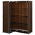 Den Kotna garderobna omara 130x87x169 cm rjava