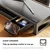 Llano Postolje za monitor sa USB 3.0 portom, 60x26 cm, Crno