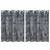 Baršunaste zavjese 2 pcs Srebrno Siva 140 x 140 cm Baršun