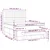 Vidaxl Box spring postelja z vzmetnico krem 140x200 cm blago