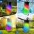 LED RGB solarna dekorativna girlanda 15xLED/18 funkcija USB 6 m IP44 crna