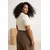 Trendyol Curve Ženska bluza Tbbss26Af00030, Krem