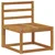 Set vanjskih sofa 5 kom. Prirodna