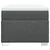 Vidaxl Box spring postelja z vzmetnico temno siva 90x200 cm blago