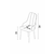 HANAH HOME Set 4 stolice Trex Grey Black