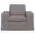 Sofa Sivo-smeđa 103 x 80 x 82 cm tkanina