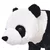 Samostojeća plišana panda crno-bijela XXL