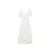 Cropp - Midi haljina sa cvetovima - white