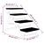 Vidaxl Stopnice za pse sive 105x47 cm trden les jelke