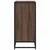 Komoda boja hrasta 68x35x76 cm konstruirano drvo i metal