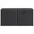 TV ormar za zid 59,5 x 31 x 30 cm Crna Konstruirano drvo Zidne