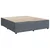 Vidaxl Box spring postelja z vzmetnico temno siva 200x200 cm žamet