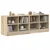 Ormarić za krevet s policom 2 pcs Hrast sonoma 66 x 33 x 48 cm