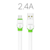 Data kabl LDNIO LS34 micro USB beli 1m