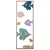 Wallity Zidna dekoracija Aquarium - 2, 32 x 5 x 90 cm, Zlatne boje
