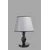 Opviq Stona lampa E27 Socket, Crno-Siva