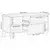 Vidaxl TV omarica Rjava 100 x 33,5 x 46 cm Masiven les manga