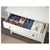 HEMNES Komoda s 3 fioke, belo bajcovano, 108x96 cm