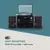 Auna 388-DAB+, stereo sustav, 20 W max., gramofonsle ploče, CD, kazete, BT, FM/DAB+, USB, SD, crni