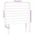 Vidaxl vidaXL Vzglavje postelje z LED zaslonom, sivo-rjavo, 100x5x118/128 cm, blago