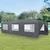 MULTIGARDEN Baštenski šator, 3x9m, 8 strana, Gray