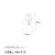 Opviq Zidna lampa E27 Socket, Crno-Bela