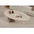 Nordure Klub sto Orba, 120x40x65 cm, Krem