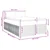 vidaXL Box spring postelja z vzmetnico črna 160x200 cm blago