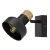 Rabalux Spot lampa Saskia, 15W, 1xE14, Sa prekidačem, Crna