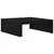 Kava Stol Crni hrast 100 x 100 x 35 cm Konstruirano drvo