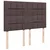 vidaXL vidaXL Box spring postelja z vzmetnico temno rjava 160x200 cm blago, (21305841)