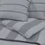 Set posteljine za poplun sivi 200x220 cm pamučni