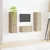Set TV komoda 5 pcs Sonoma hrast Konstruirano drvo