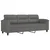4-dijelni set sofa s jastucima tamnosivi od mikrovlakana