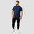 GymBeam Men‘s Basic T-Shirt Navy Blue